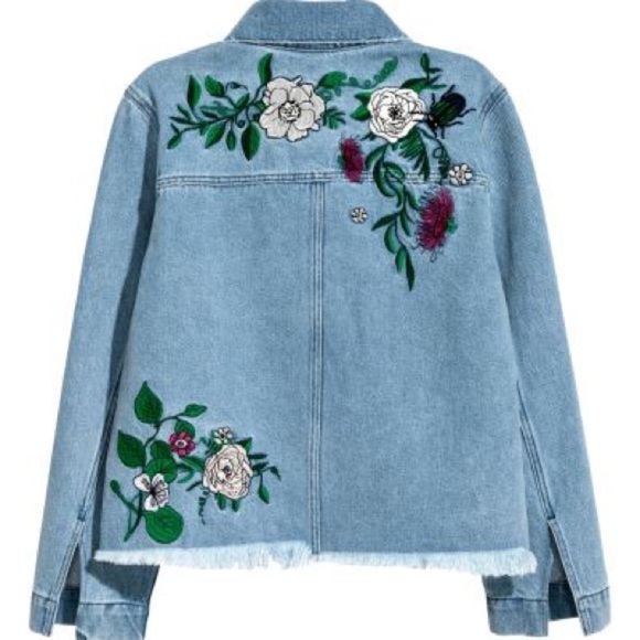 H&M ❤️ Coachella Embroidered Denim jacket - Picture 2 of 10